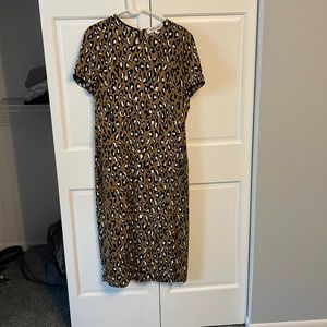 Stunning DVF leopard dress